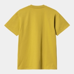 Carhartt Wip S/S American Script  T-Shirt Golden Olive