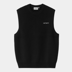 Carhartt Wip Script Vest Sweater Black