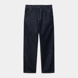 Carhartt Wip Single Knee Pant  Blu Rinsed