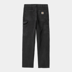 Carhartt Wip Double Knee Pant (Black Stone Washed)