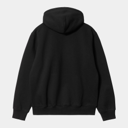 Carhartt Wip Hooded Carhartt Sweatshirt (Black/White)