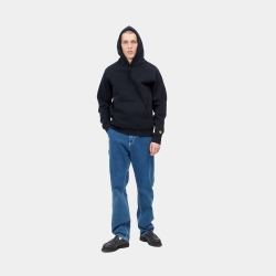 Carhartt Wip Hooded Chase Sweatshirt (Black)