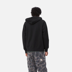 Carhartt Wip Hooded Chase Jacket ( Black/White)