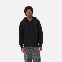 Carhartt Wip Hooded Chase Jacket ( Black/White)