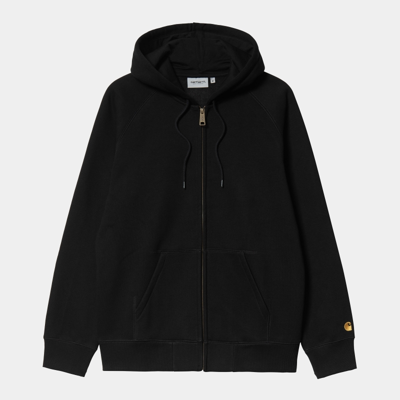 Carhartt Wip Hooded Chase Jacket ( Black/White)