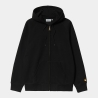 Carhartt Wip Hooded Chase Jacket ( Black/White)