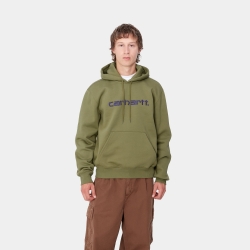 Carhartt Wip Hooded Carhartt Sweatshirt (Capulet/Aura)