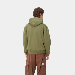 Carhartt Wip Hooded Carhartt Sweatshirt (Capulet/Aura)