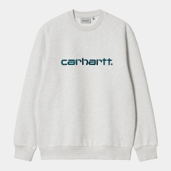 Carhartt Wip Carhartt Sweatshirt ( Heather Grey/Duck Blue)