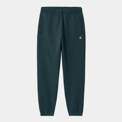 Carhartt Wip Chase Sweat Pant (Duck Blue/Gold)