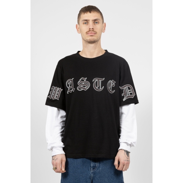 Wasted Paris Chad T-Age LS Tee Black/White