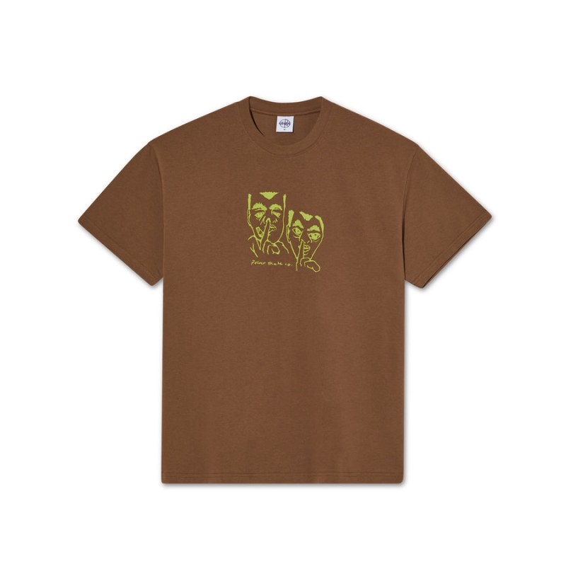 Polat Skate Co. Tee Boogers Brown