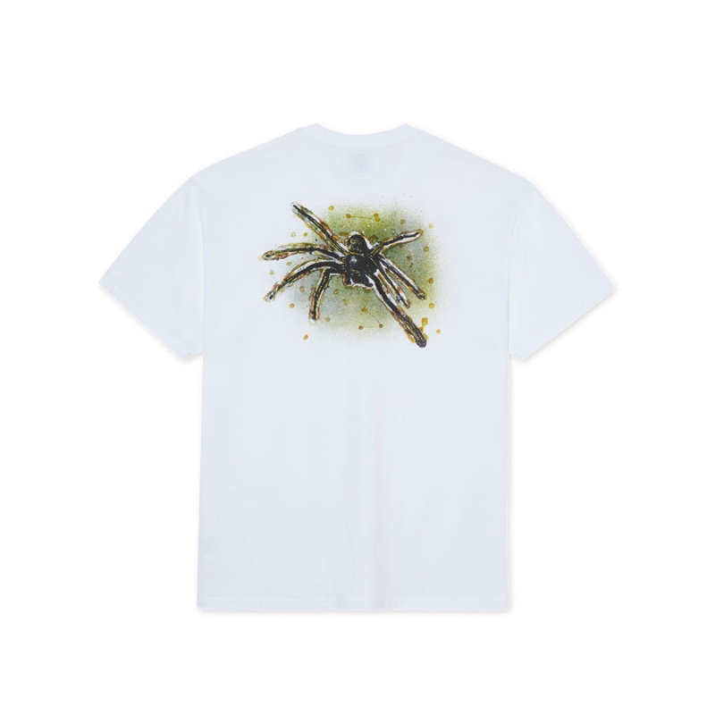 Polar Skate Co. Tee Green Spider White