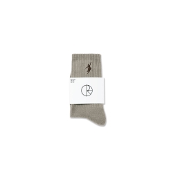 Polar Skate Co. Rib Socks  No Comply - Sand / Brown