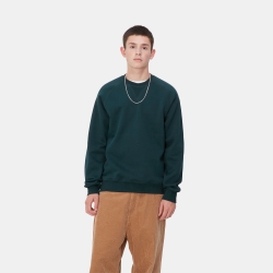 Carhartt Wip Chase Sweatshir (Duck Blue/Gold)