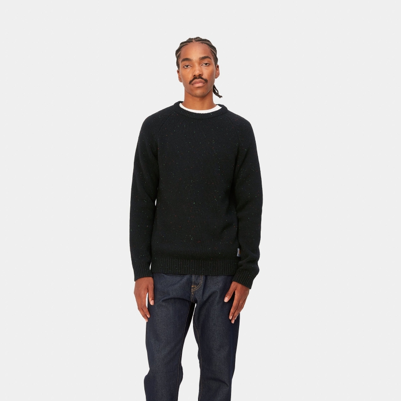 Carhartt Wip Anglistic Sweater (Black)