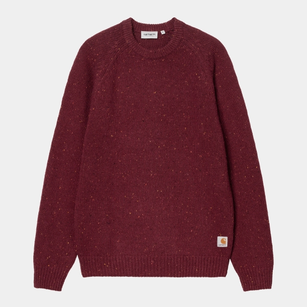 Carhartt Wip Anglistic Sweater (Specklend/Malbec)