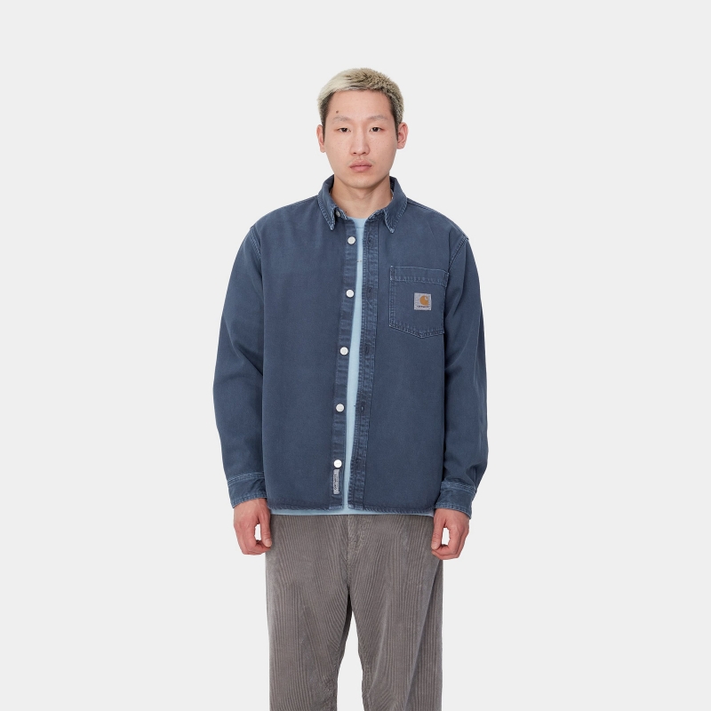 Carhartt Wip George Shirt Jacket Blue