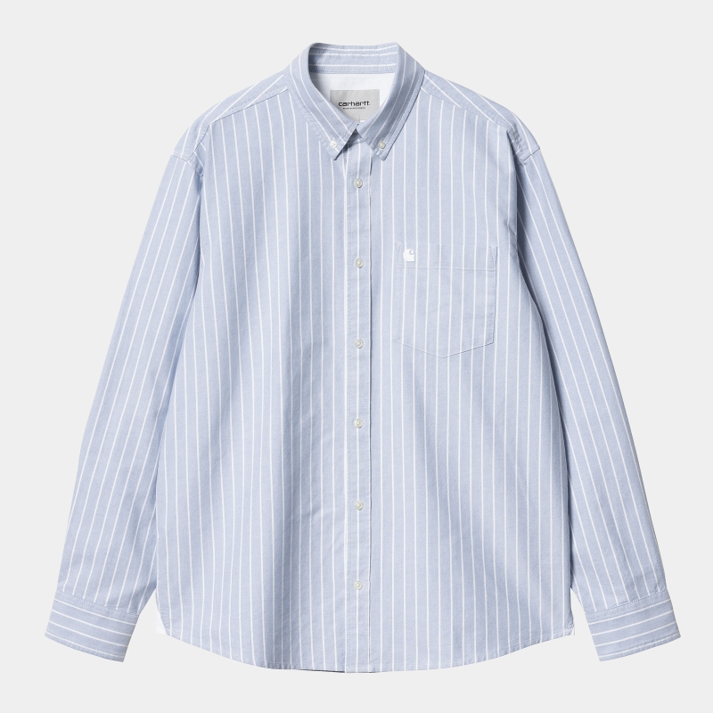 Carhartt Wip L/S Dowlen Shirt Light Blue