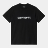 Carhartt Wip S/S Script T-Shirt ( Black)