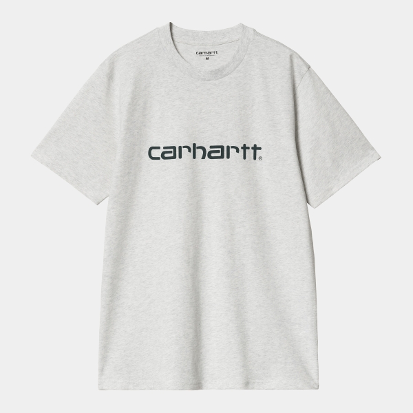 Carhartt Wip S/S Script T-Shirt Ash Grey