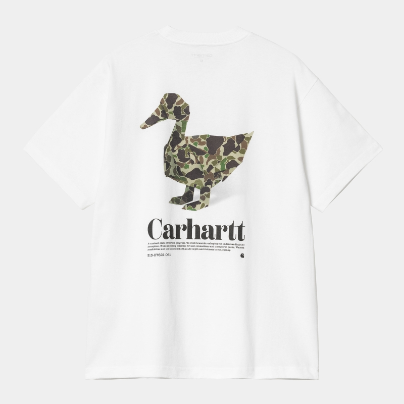 Carhartt Wip S/S Fold Duck T-Shirt White