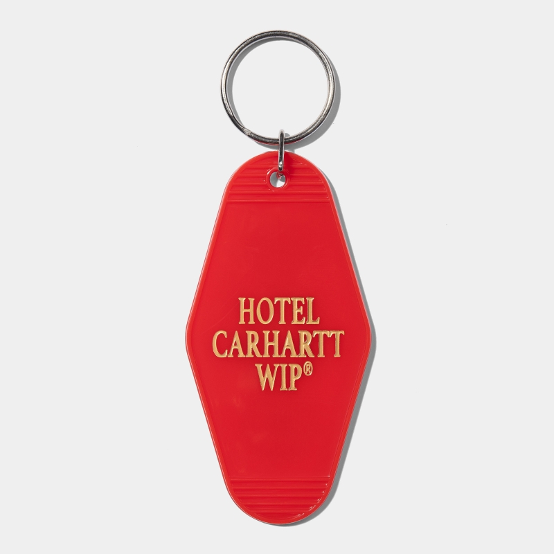 Carhartt Wip Hotel Keys Keychain (Red)