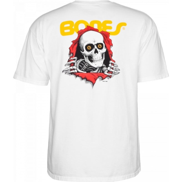 Powell Peralta Rat Bones T-Shirt White