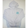 KK Icon Hoodie Duck Blue Logo Grey