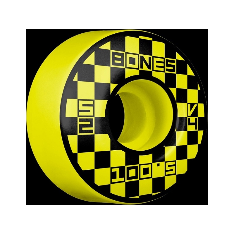 Bones Wheels Block Party 52MM V4 Wide OG Formula 100A